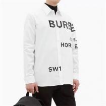 2026年超人気の高品質 バーバリー 偽物 シャツ プリント ロゴ BURBERRY ユニセックス
