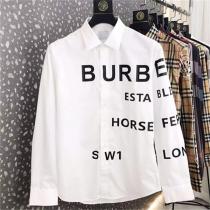 2026年超人気の高品質 バーバリー 偽物 シャツ プリント ロゴ BURBERRY ユニセックス