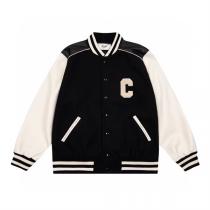 今の時季から活躍してくれる セリーヌ スーパーコピー スタジャン ジャケット 貼り付けロゴ CELINE