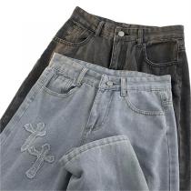 今買ってまで履ける!CHROME HEARTS コピー ジーンズ ロゴ貼り付け クロス vintageLevis クロムハーツ