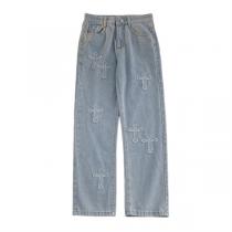 今買ってまで履ける!CHROME HEARTS コピー ジーンズ ロゴ貼り付け クロス vintageLevis クロムハーツ