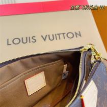 【M44840】一目惚れした LOUIS VUITTON コピー バッグ 3件セット Multiシリーズ ジャカード ショルダー ルイヴィトン