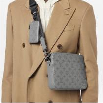 【M46104】LOUIS VUITTON コピー メッセンジャーバッグ デュオ シリーズ Shadowレザー ルイヴィトン