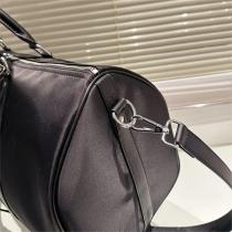 誰にも夢中になるトレンド PRADA コピー ボストンバッグ 金属 三角 ロゴ 芸能人愛用 プラダ 50cm