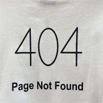 一気に大人のこなれ感抜群 バレンシアガ  長袖Ｔシャツ 404ロゴ EEROR BALENCIAGA 純綿生地