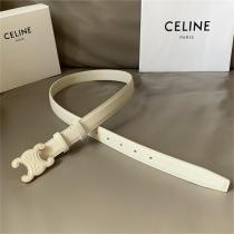 2026年秋冬コレクション CELINE コピー ベルト 牛革 定番 ロゴ プリント TRIOMPHE セリーヌ