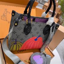 2026年高品質 LOUIS VUITTON 偽物 ハンドバッグ ミニ onthego 草間彌生ｘルイヴィトン コラボ 