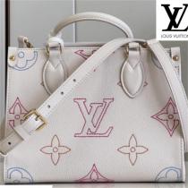 【M46629】LOUIS VUITTON 偽物 ハンドバッグ OnTheGo オンザゴー ルイヴィトン 刺繡ロゴ