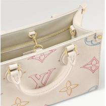 【M46629】LOUIS VUITTON 偽物 ハンドバッグ OnTheGo オンザゴー ルイヴィトン 刺繡ロゴ
