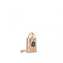【M23615】LOUIS VUITTON コピー ハンドバッグ サックプラ モノグラム 白と黄 ルイヴィトン