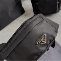 2026ss最新作 プラダ 偽物 ウェストバッグ Adidas x PRADAコラボ ナイロン ストライプ柄 ユニセックス