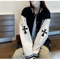 2026年秋の新作★クロムハーツ コピー ジャケット スタジャン ロゴ プリント クロス ロゴ ワッペン CHROME HEARTS