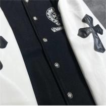2026年秋の新作★クロムハーツ コピー ジャケット スタジャン ロゴ プリント クロス ロゴ ワッペン CHROME HEARTS