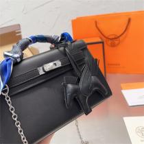HERMES コピー ハンドバッグ mini KELLYPOCHETTE シリーズ エルメス swift レザー エルメス