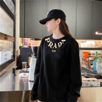 2026年秋冬ファッション PRADA コピー トレーナー ロゴ プラダ コットン生地 ユニセックス