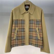 オシャレな秋冬コーデ バーバリー スーパーコピー コットンジャケット チェックパネル BURBERRY 