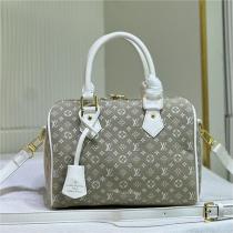 【M59224】ルイヴィトン スーパーコピー ハンドバッグ デニム モノグラム Speedy Bandoulière 25 LOUIS VUITTON