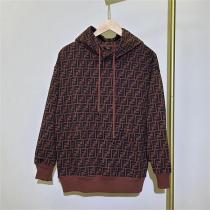 秋冬トレンドの最新モデル フェンディ スーパー コピー パーカー モノグラム ffロゴ 綿 ユニセックス FENDI