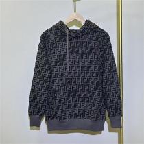 秋冬トレンドの最新モデル フェンディ スーパー コピー パーカー モノグラム ffロゴ 綿 ユニセックス FENDI