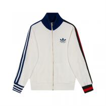 おすすめ秋冬人気作 GUCC1 スーパーコピー ジャケット GUCC1 X Adidas ストライプ柄 コントラストカラー 