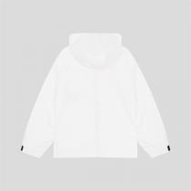 プラダ スーパーコピー ジャケット ナイロン 防水 防風 ロゴ プリント 袖のベルクロ フード付き PRADA