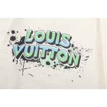 取り入れやすい定番コーデ LOUIS VUITTON 偽物 トレーナー 立体 ロゴ 柄 プリント ユニセックス ルイヴィトン