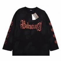 高品質 バレンシアガ スーパーコピー 長袖Ｔシャツ オーバーサイズ 純綿生地 サンスクリット BALENCIAGA 