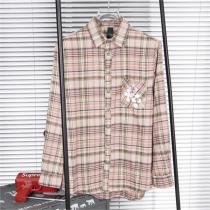 期間限定★CHROME HEARTS スーパーコピー シャツ クロス ロゴ ピンク 桜 チェック柄 クロムハーツ