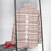 期間限定★CHROME HEARTS スーパーコピー シャツ クロス ロゴ ピンク 桜 チェック柄 クロムハーツ
