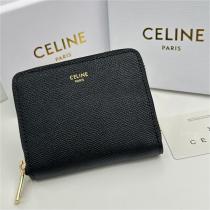 カジュアルなデザイン セリーヌ スーパー コピー 財布 TRIOMPHE CUIR シリーズ 子牛革 2色 ロゴ CELINE