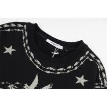 GIVENCHY 偽物 トレーナー イラスト ロゴ プリント 100%コットンダブルガーゼ ジバンシー