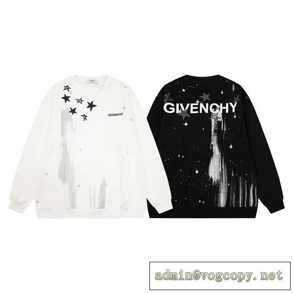 人気が集中する ジバンシー コピー トレーナー 100%コットン 水洗い加工 星空 プリント ユニセックス GIVENCHY