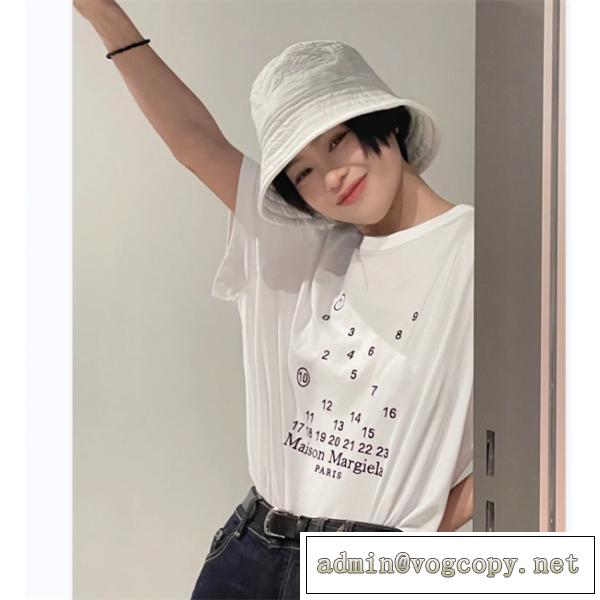 ★2026-2026新作★Maison MargielaスーパーコピーMM6 メゾン  マルジェラtシャツ人気ユニセックス半袖トップス