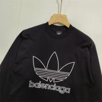 ☆23/24人気☆Balenciaga&adidasロングｔコラボバレンシアガ長袖tシャツスーパーコピー秋冬最新