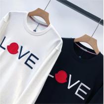 個性的に仕上げて♡モンクレール 偽物 トレーナー ラブ ロゴ 立体 刺繡 MONCLER 弾力性 ユニセックス