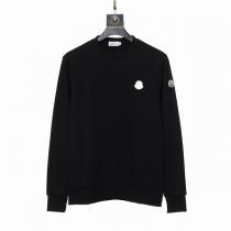 幅広い着こなしアイテム MONCLER 偽物 トレーナー ロゴ ワッペン 反対色 プリント柄 かっこいい 綿 モンクレール