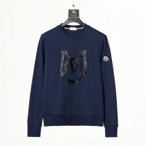 リラックスした雰囲気 MONCLER 偽物 トレーナー ロゴ プリント 立体 ワッペン ユニセックス 綿生地 モンクレール☆