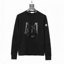 リラックスした雰囲気 MONCLER 偽物 トレーナー ロゴ プリント 立体 ワッペン ユニセックス 綿生地 モンクレール☆