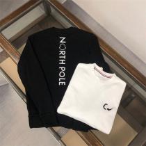 大人っぽい雰囲気が感じ モンクレール 偽物 トレーナー 刺繡 ロゴ 柄ロゴ イナズマ 綿生地使用 MONCLER