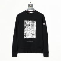 目を引くデザイン MONCLER コピー トレーナー 素描き イラスト ロゴ プリント ユニセックス モンクレール