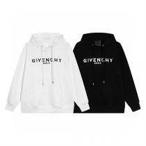 魅力的コーデ GIVENCHY コピー パーカー 定番 クラシック ロゴ プリント フード付き 純綿生地 ジバンシー