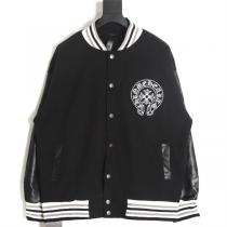 最高品質限定品☆CHROME HEARTS コピー ジャケット 定番モチーフ 刺繡 ウール生地 クロムハーツ