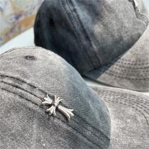 注目のトレンド クロムハーツ 偽物 キャップ クロス ロゴ 貼り付け 金属 水洗い加工 レトロ CHROME HEARTS