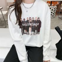 ★23/24定番商品★BALENCIAGAバレンシアガトレーナスーパーコピーお洒落丸ネックパーカー