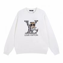 2026トレンド LOUIS VUITTON スーパーコピー トレーナー くま 熊 ロゴ プリント 可愛い ルイヴィトン