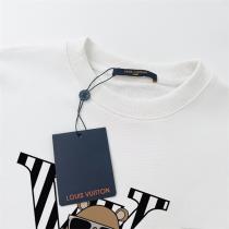 2026トレンド LOUIS VUITTON スーパーコピー トレーナー くま 熊 ロゴ プリント 可愛い ルイヴィトン