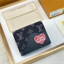 【M81020】LOUIS VUITTON コピー 2つ折り財布 SLENDER モノグラム Nigoコラボ デニム Drip ルイヴィトン
