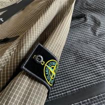 オシャレな秋冬コーデ ストーンアイランド 偽物 ジャケット アウトドア チェック柄 STONE ISLAND