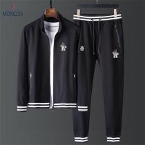 2026最新トレンド MONCLER スーパーコピー 上下セット ロゴ プリント 100%ローマ綿  ユニセックス
