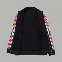 秋冬シーズン新品 MONCLER スーパーコピー 上下セット 純綿生地 ジャカード ストライプ 柄 男女兼用 モンクレール